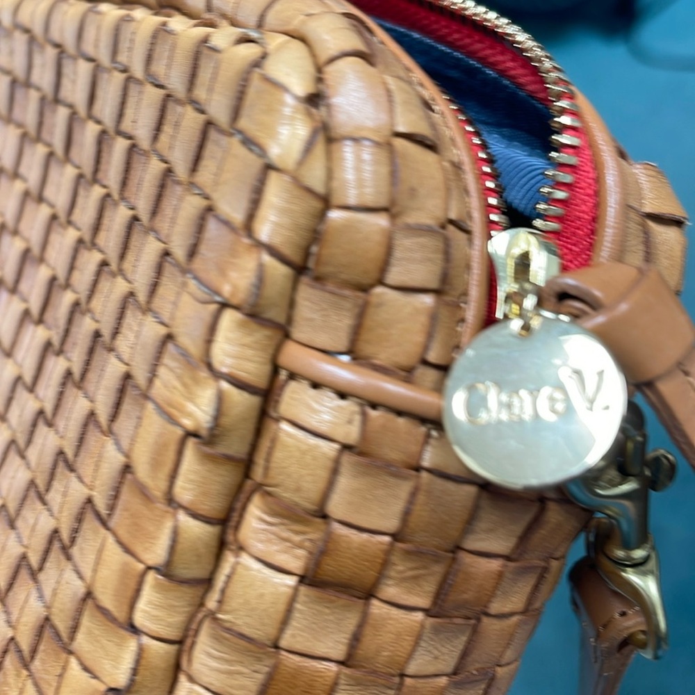 Clare.V Midi Sac Natural Woven purchased in November 2023. Rarely used